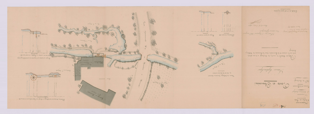 Moulin de Coulangé à Villeloin-Coulangé (1851-1860) - dossier complet