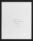 Collection du greffe. Vêtures, professions, sépultures, 1785 (certificat négatif)