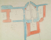 Plan du château de Villandry (bibliothèque de Tours).