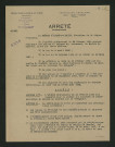 Arrêté préfectoral ordonnant des travaux en vue de la désaffectation du moulin (1er octobre 1952)