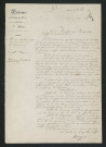 Arrêté préfectoral ordonnant la mise au chômage du moulin (21 octobre 1842)