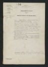 Vérification de conformité des travaux prescrits en 1852, 1853 et 1854 (4 mai 1855)