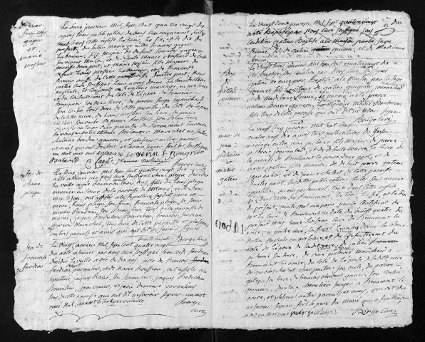 Collection du greffe. Baptêmes, mariages, sépultures, 1790