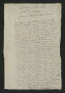 Procès-verbal de visite du garde champêtre (11 mai 1817)