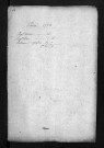 Collection du greffe. Baptêmes, mariages, sépultures, 1774