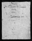 Collection du greffe. Baptêmes, mariages, sépultures, 1752