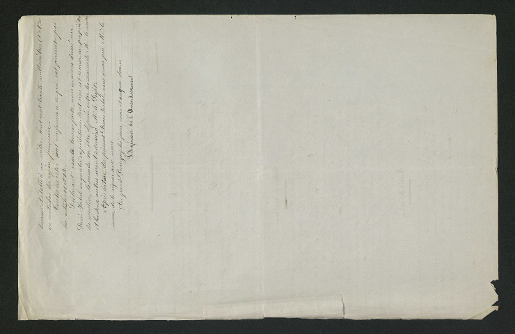 Procès-verbal de récolement des travaux exécutés aux Grands Moulins (6 mars 1849)