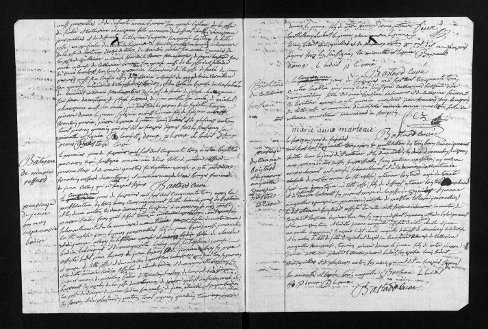 Collection du greffe. Baptêmes, mariages, sépultures, 1753