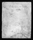 Mariages, sépultures, 1693 - Les années 1686-1692 sont lacunaires dans la collection du greffe