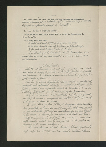 Arrêté préfectoral portant nouveau règlement hydraulique (16 août 1905)