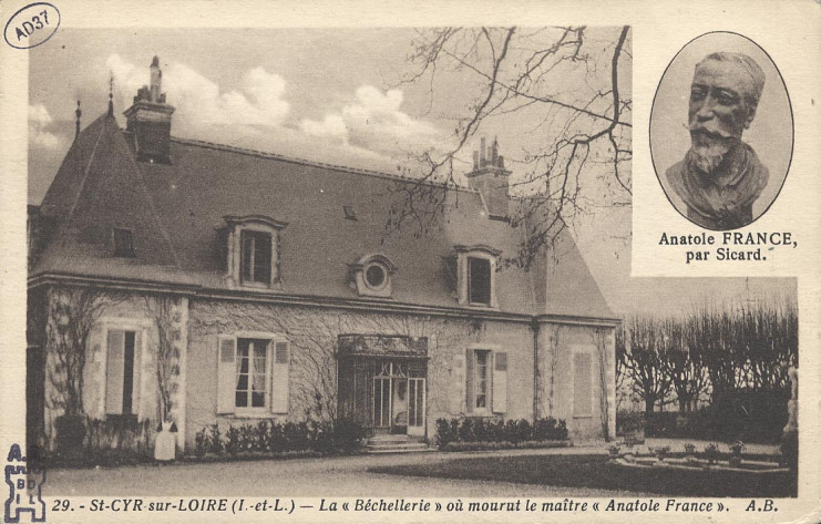 La Béchellerie, carte postale (cote AD37 : 10Fi214/48)