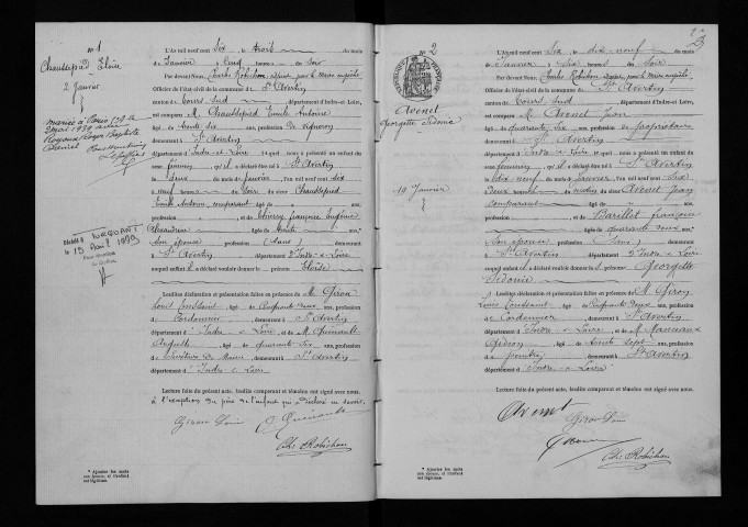 Naissances, 1906-1922