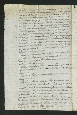 Procès-verbal d'état des lieux (29 décembre 1826)