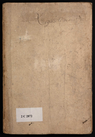 Quatre deniers pour livre des prisées et ventes de meubles (30 novembre 1767-26 juin 1768) et sommier des ordres de régie (9 juillet 1781-29 décembre 1788)