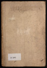 Quatre deniers pour livre des prisées et ventes de meubles (30 novembre 1767-26 juin 1768) et sommier des ordres de régie (9 juillet 1781-29 décembre 1788)