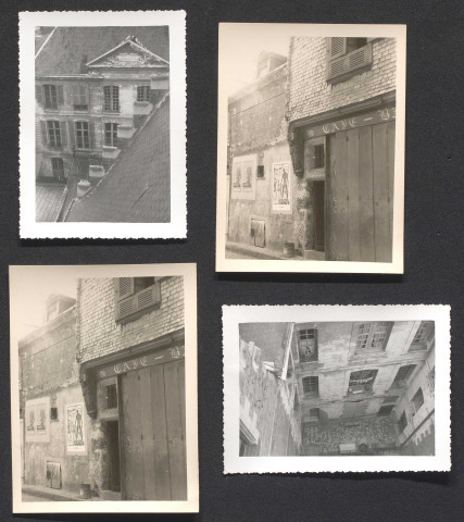 Hôtel de Choiseul, vue prise de la maison de Tristan, rue Briçonnet.