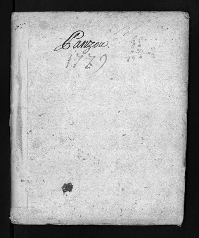 Collection du greffe. Baptêmes, mariages, sépultures, 1779