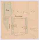 Plan de la forge de l'Épine appartenant à monsieur Luzarche (25 janvier 1848)