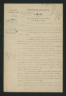 Arrêté préfectoral de mise en demeure (11 novembre 1882)