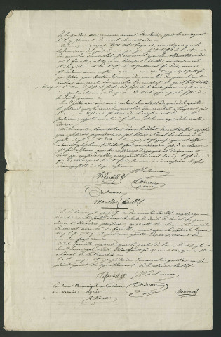 Procès-verbal de visite (1er juin 1842)