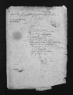Collection du greffe. Baptêmes, mariages, sépultures, 1740
