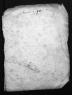 Collection du greffe. Baptêmes, mariages, sépultures, 1692 - Les années 1690-1691 sont lacunaires dans cette collection