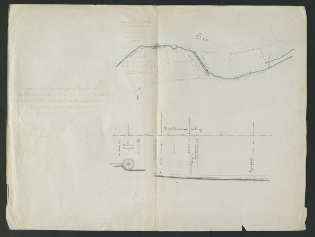 Plan de nivellement (4 mai 1853)