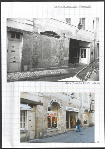 11 et 13 rue du Change.