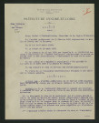 Arrêté préfectoral autorisant l'assèchement du bief et du canal de fuite (15 septembre 1938)