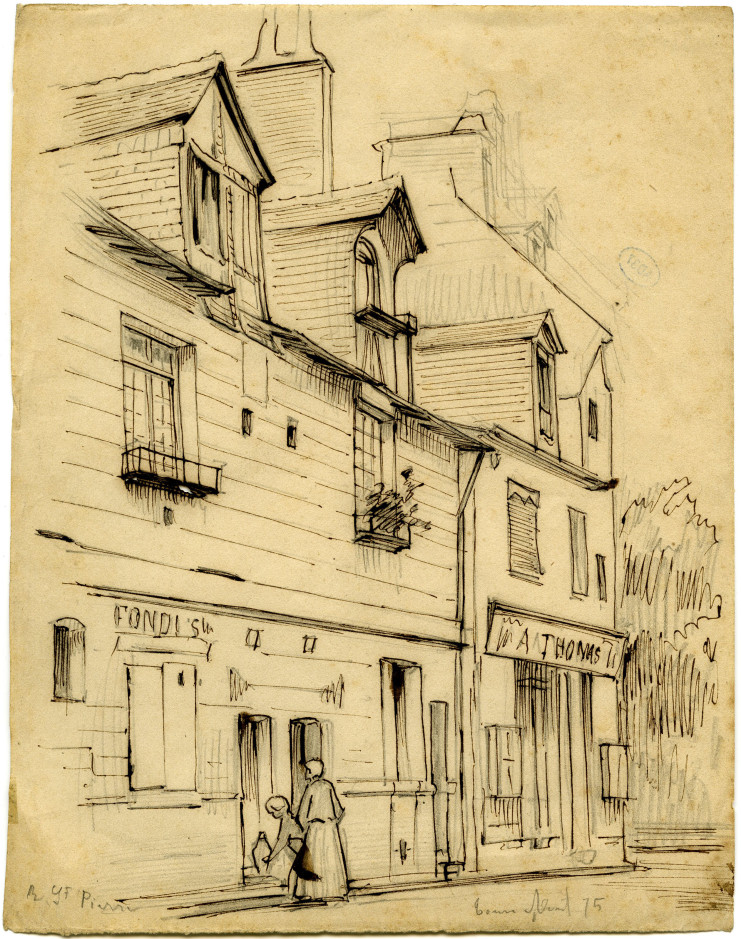 Dessin de Louis Beroud de 1875