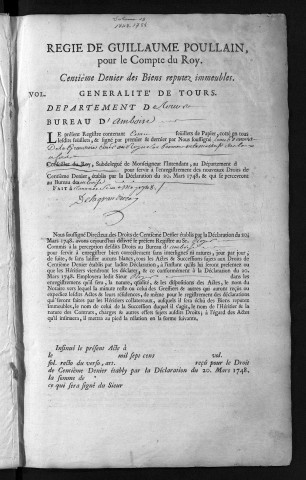 1748 (7 mai) - 1751 (12 janvier)