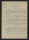 Arrêté préfectoral de mise en demeure d'exécution de travaux sur les vannes (3 décembre 1920)