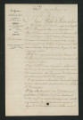 Arrêté préfectoral maintenant le rejet d'exhaussement des parapets (8 janvier 1831)