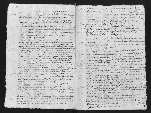 Collection du greffe. Baptêmes, mariages, sépultures, 6 janvier-31 décembre 1790