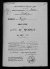 Négron. Mariages, 1941