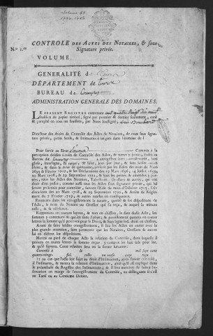 1784 (14 mars)-1786 (6 janvier)