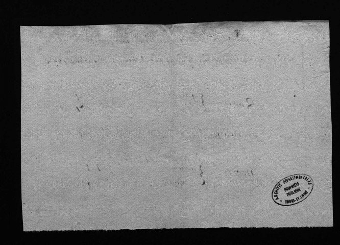 Collection du greffe. Baptêmes, mariages, sépultures, 1773