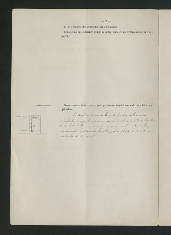 Procès-verbal de visite (21 mai 1906)