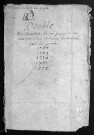 Collection du greffe. Baptêmes, mariages, sépultures, 1768-janvier 1773