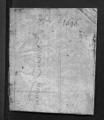Collection communale. Baptêmes, mariages, sépultures, 1696-1711 - Les années 1701 et 1703 sont lacunaires dans cette collection