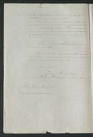 Procès-verbal de visite pour l'instruction du règlement hydraulique (14 juin 1851)