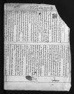 Collection du greffe. Baptêmes, mariages, sépultures, 1764-1766