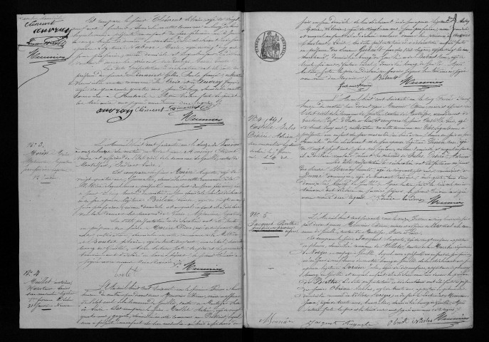 Naissances, 1861-1885