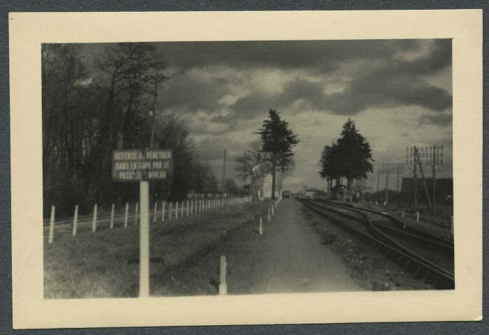 Ballan-Miré (Indre-et-Loire). Gare.