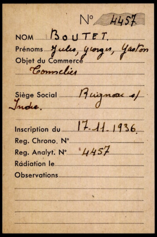 Boutet - Buisson