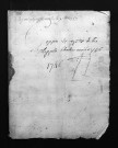 Collection du greffe. Baptêmes, mariages, sépultures, 1746 - L'année 1745 est lacunaire dans cette collection