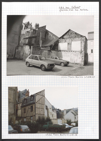 124 rue Colbert, façades nord rue Auber.