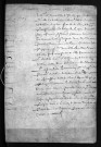 Baptêmes, mariages, sépultures, 1705 - Les années 1703-1704 sont lacunaires dans la collection du greffe