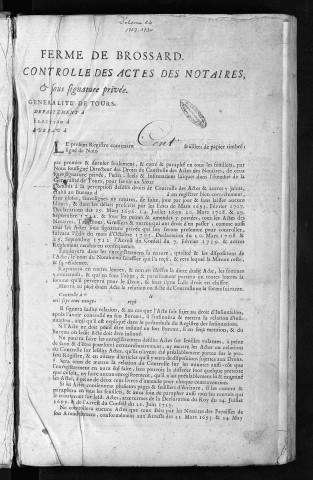1729 (1er septembre)-1730 (30 juillet)