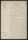 Instruction du règlement hydraulique, visite de l'ingénieur (11 septembre 1849)